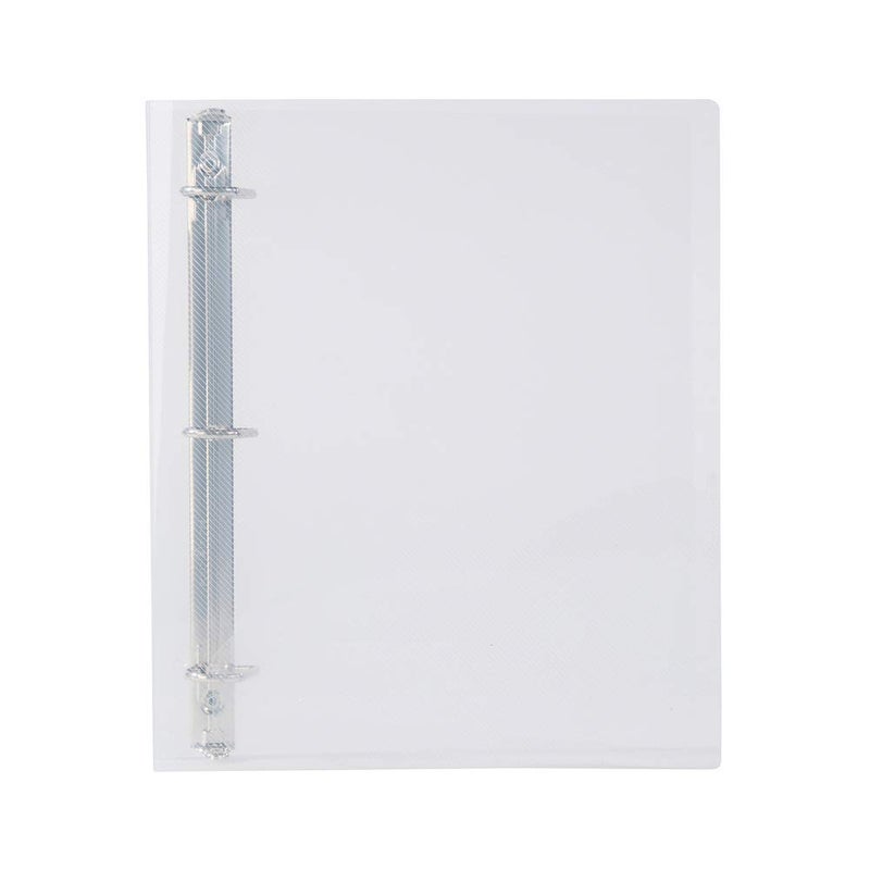 Filexec Products 1.5-Inch 3 Ring Binder, D Ring, Clear, Pack of 2, (50302-62233) - Image 3